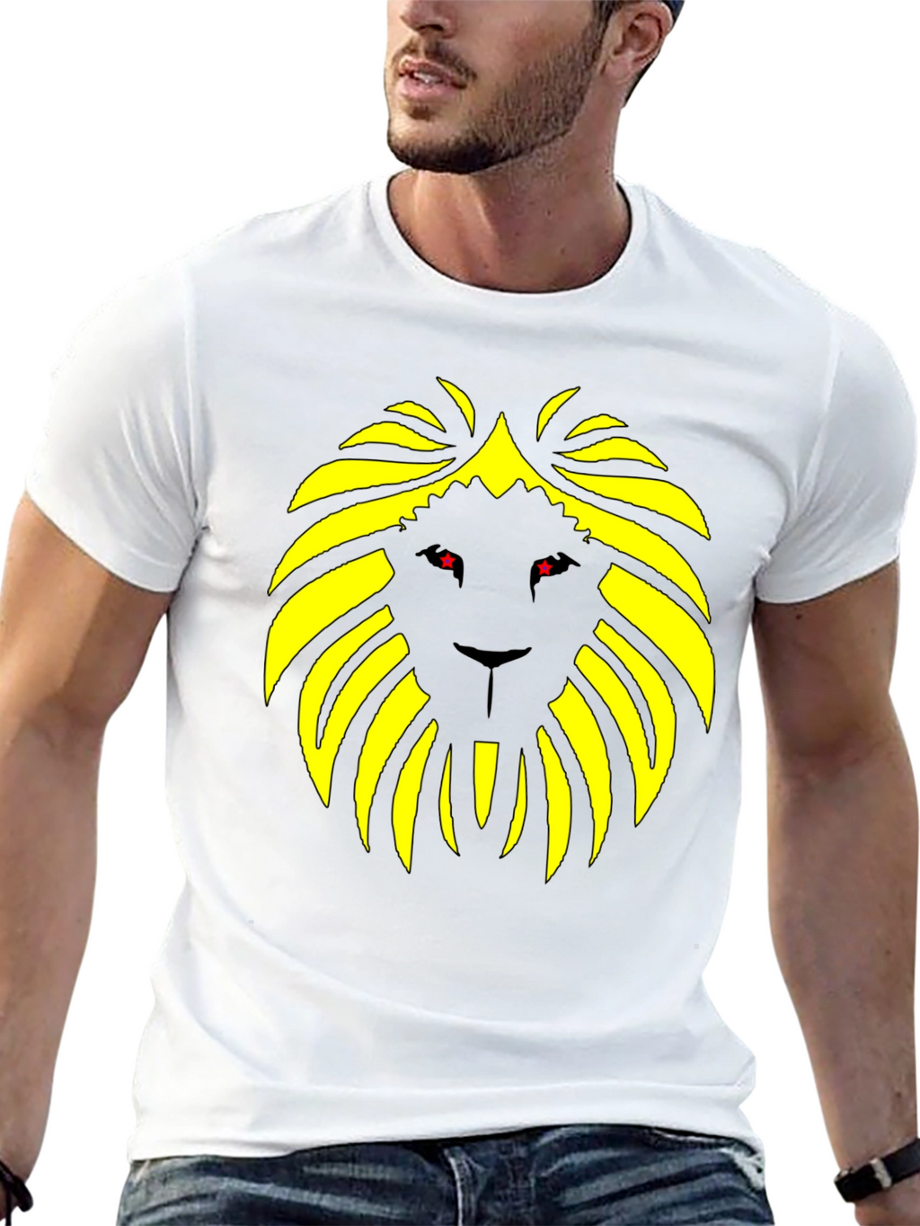 Lion Graphic Tee - Bold & Stylish Black T-Shirt
