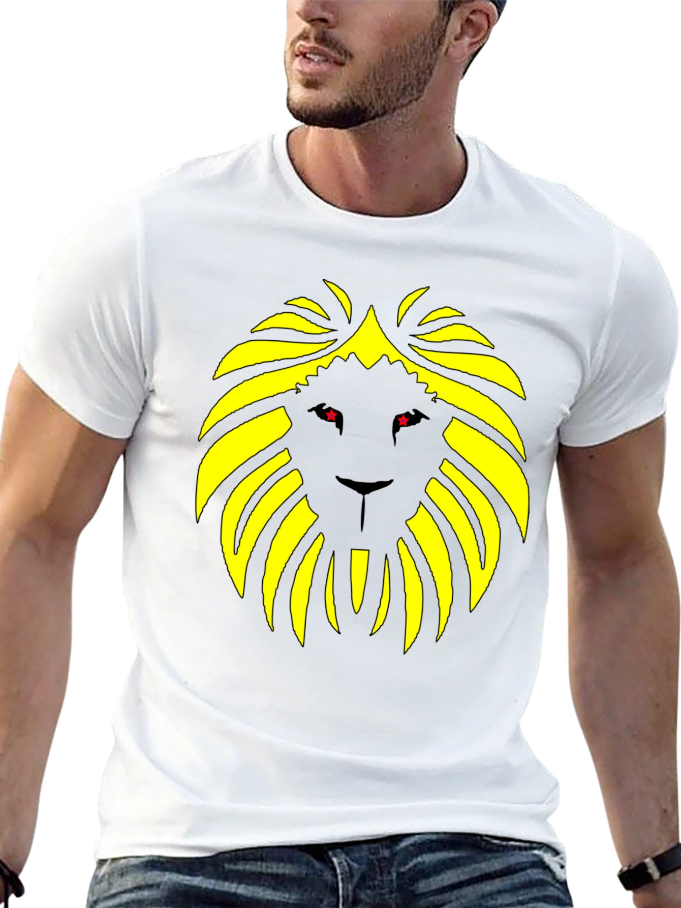 Lion Graphic Tee - Bold & Stylish Black T-Shirt