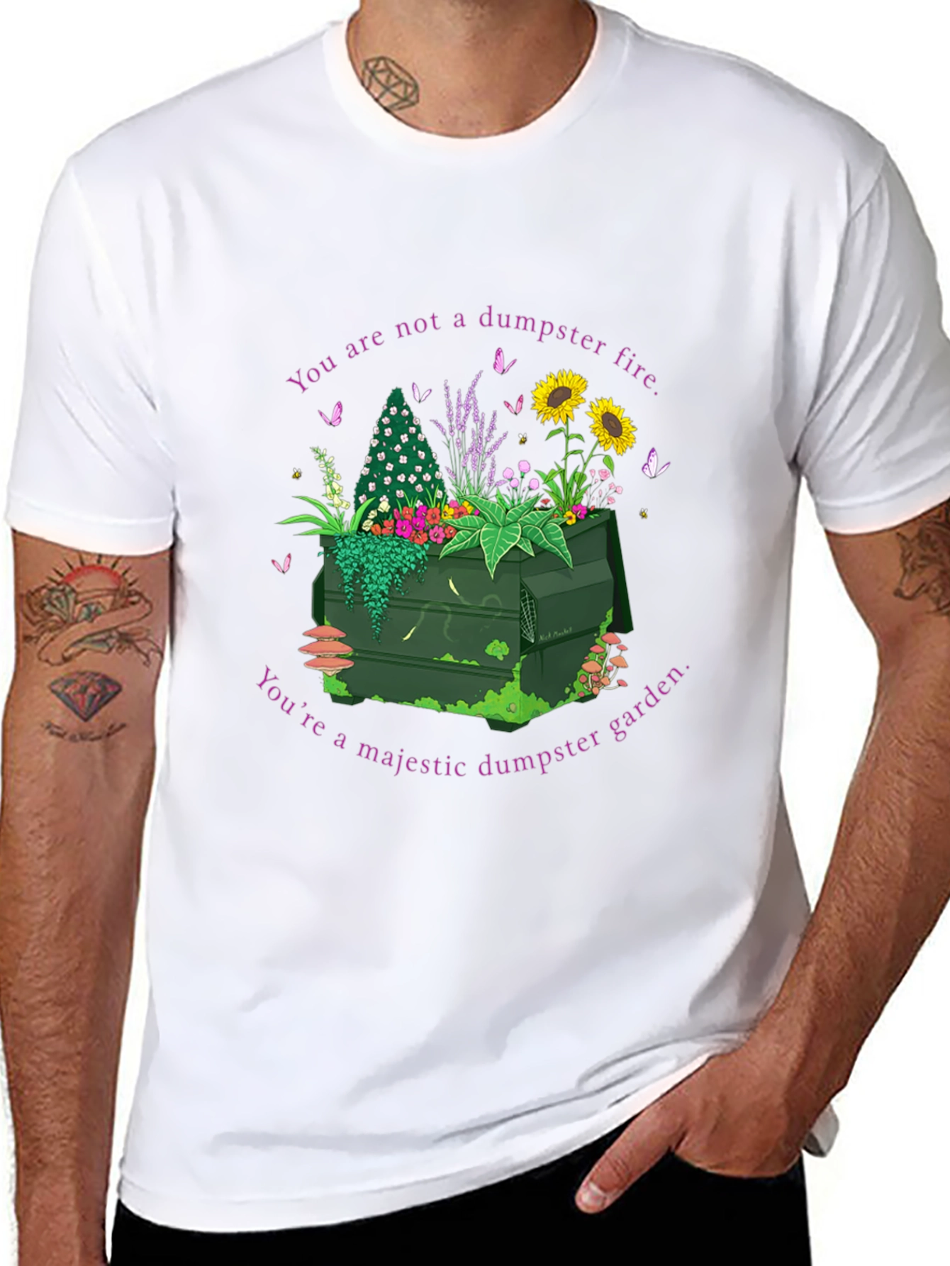 Dumpster Garden Graphic Tee - Youre Majestic!