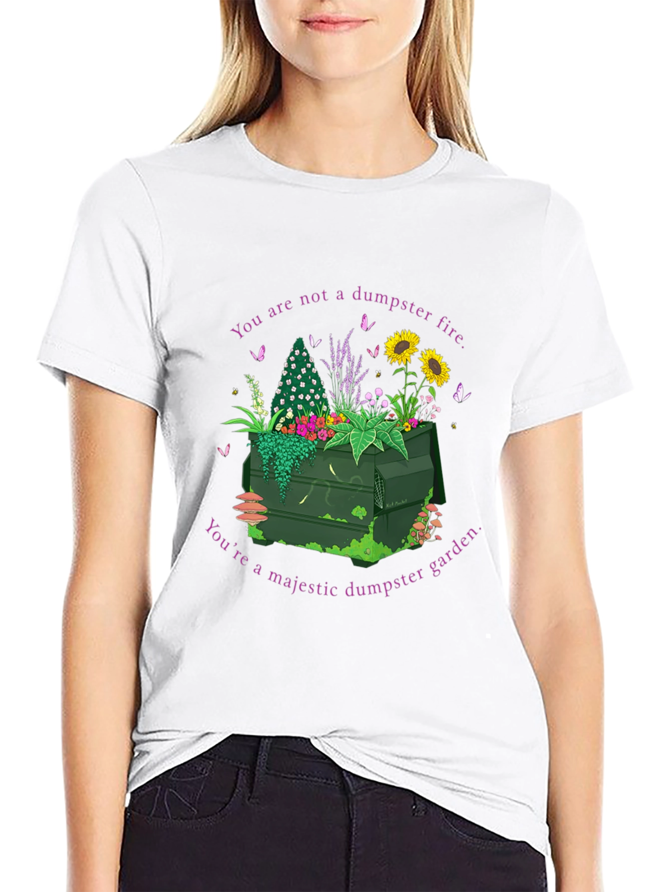 Dumpster Garden Graphic Tee - Youre Majestic!