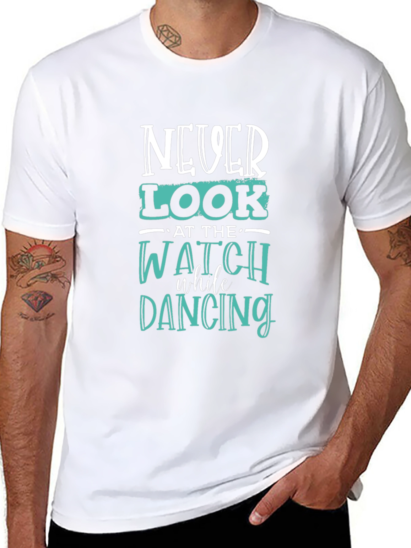 Never Look at the Watch Dancing Graphic Tee