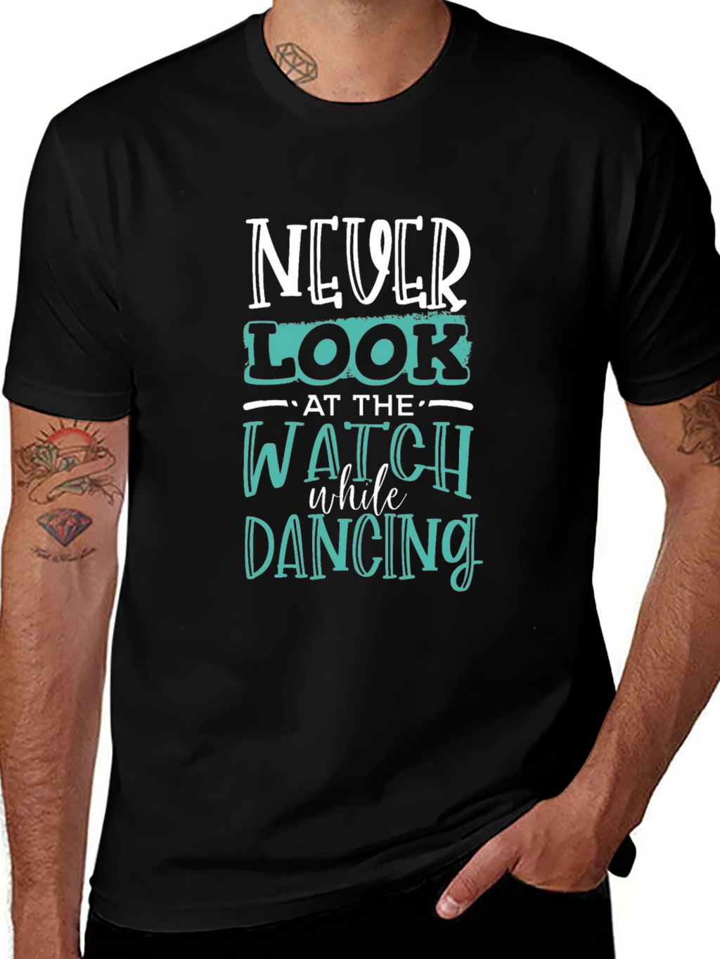 Never Look at the Watch Dancing Graphic Tee