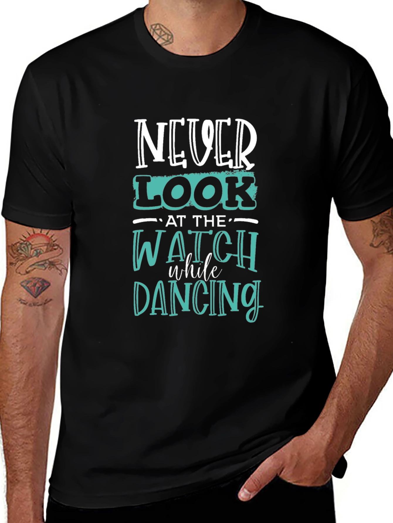 Never Look at the Watch Dancing Graphic Tee