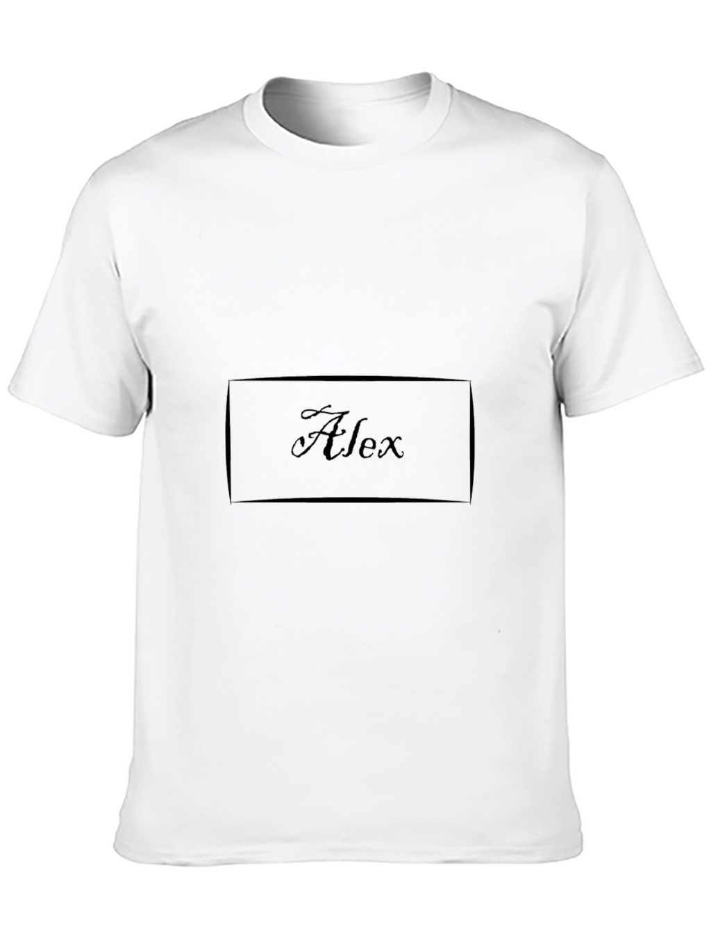 Mens Black Alex Graphic T-Shirt