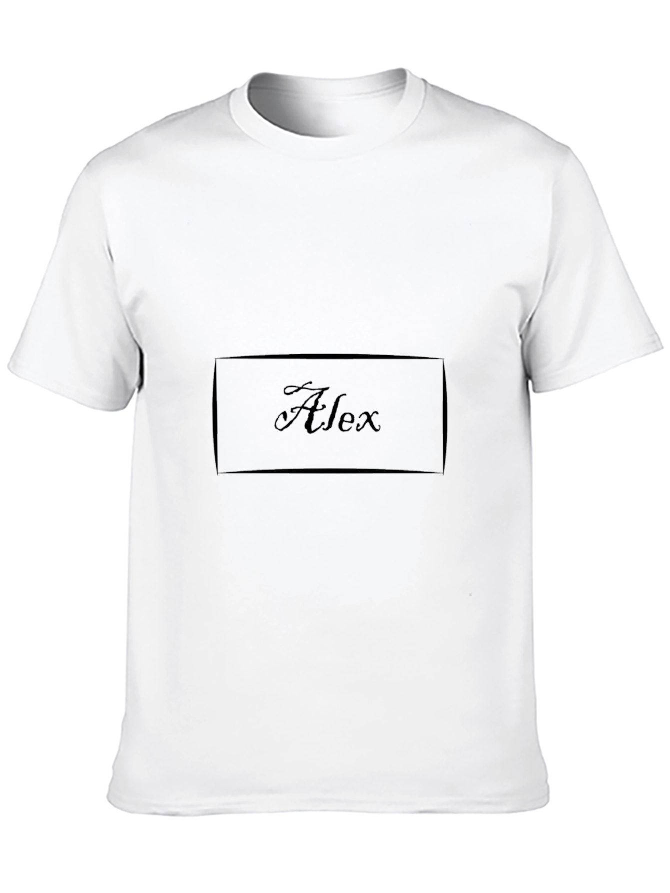 Mens Black Alex Graphic T-Shirt