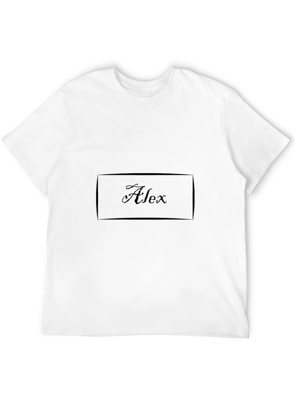Mens Black Alex Graphic T-Shirt