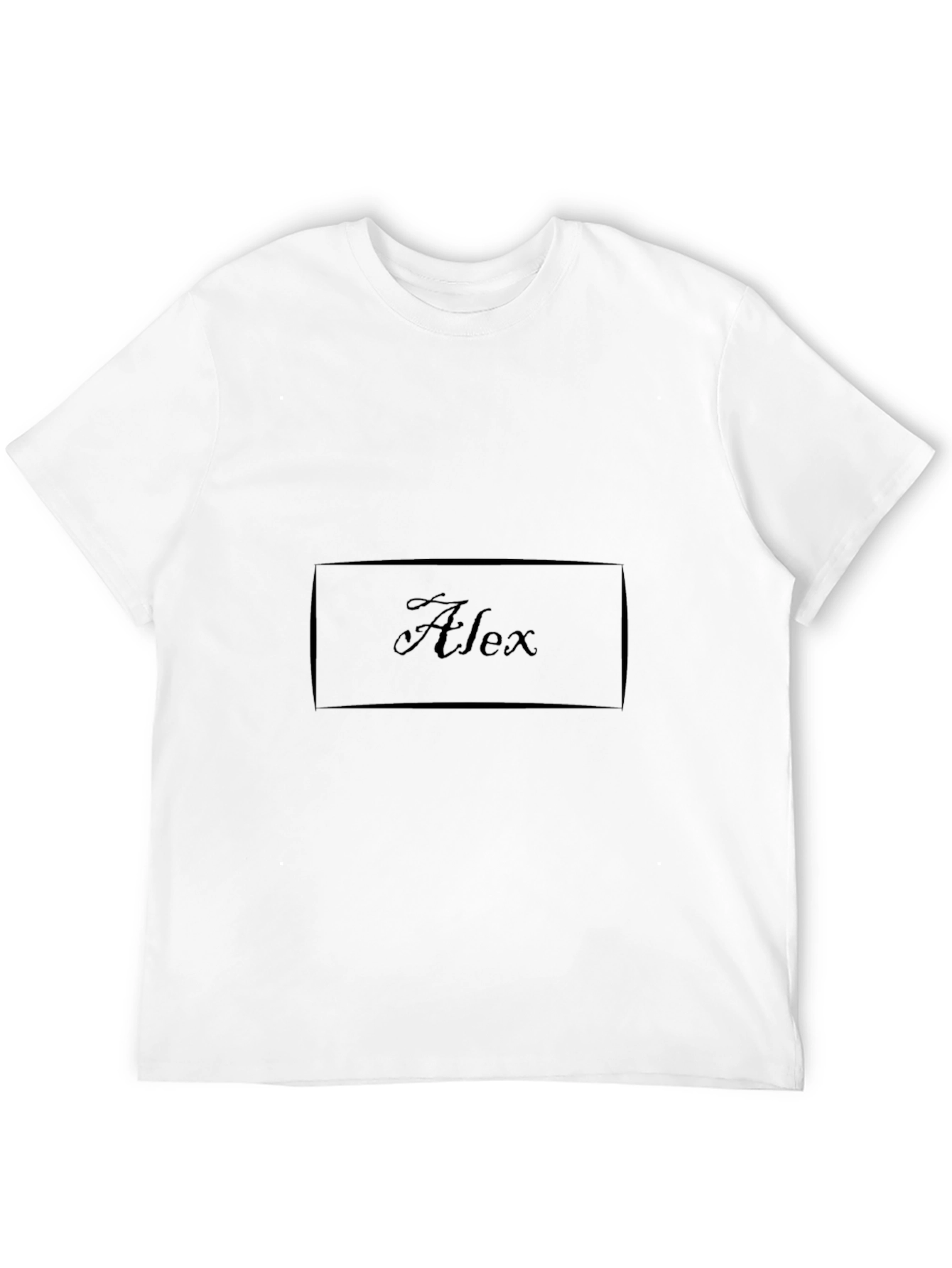Mens Black Alex Graphic T-Shirt