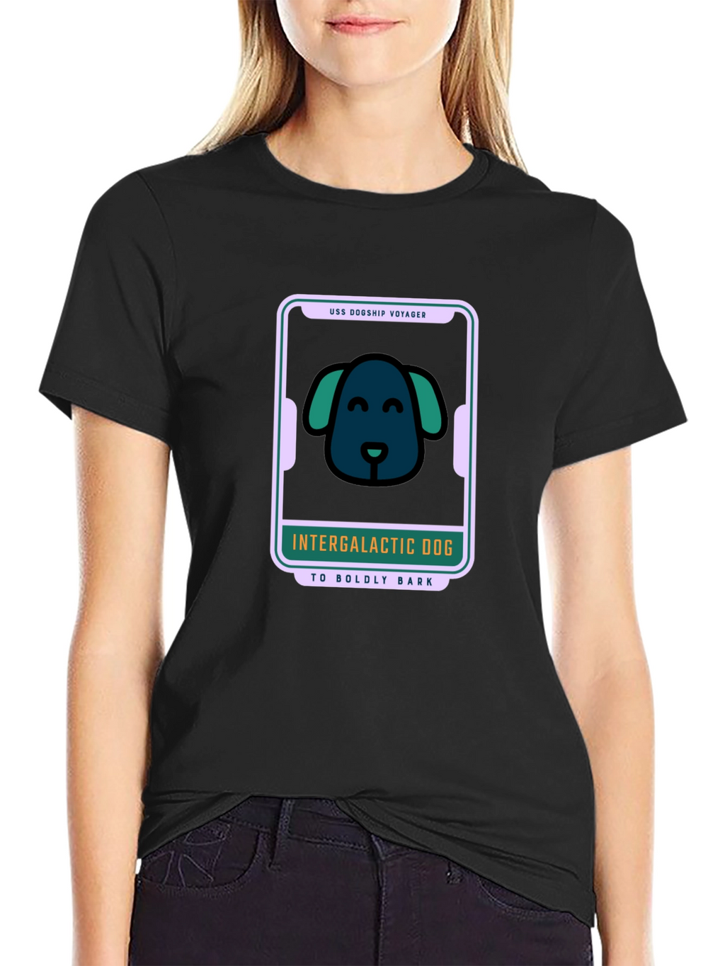 Intergalactic Dog T-Shirt - Space Voyage