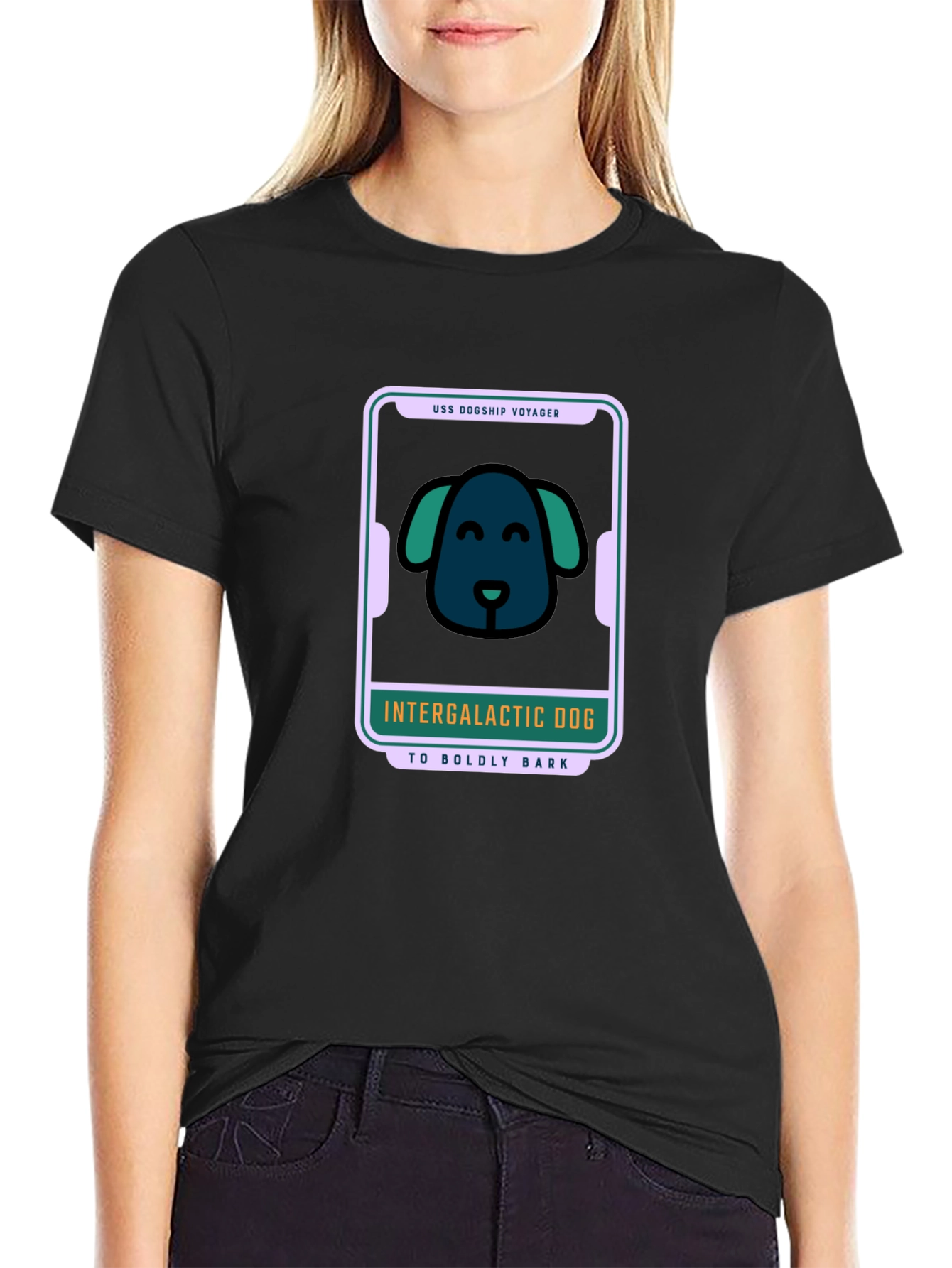 Intergalactic Dog T-Shirt - Space Voyage