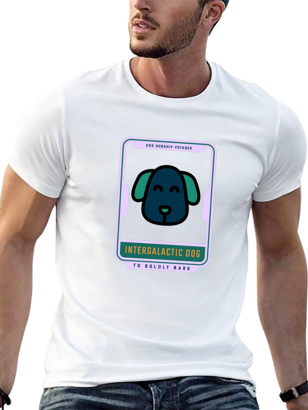 Intergalactic Dog T-Shirt - Space Voyage