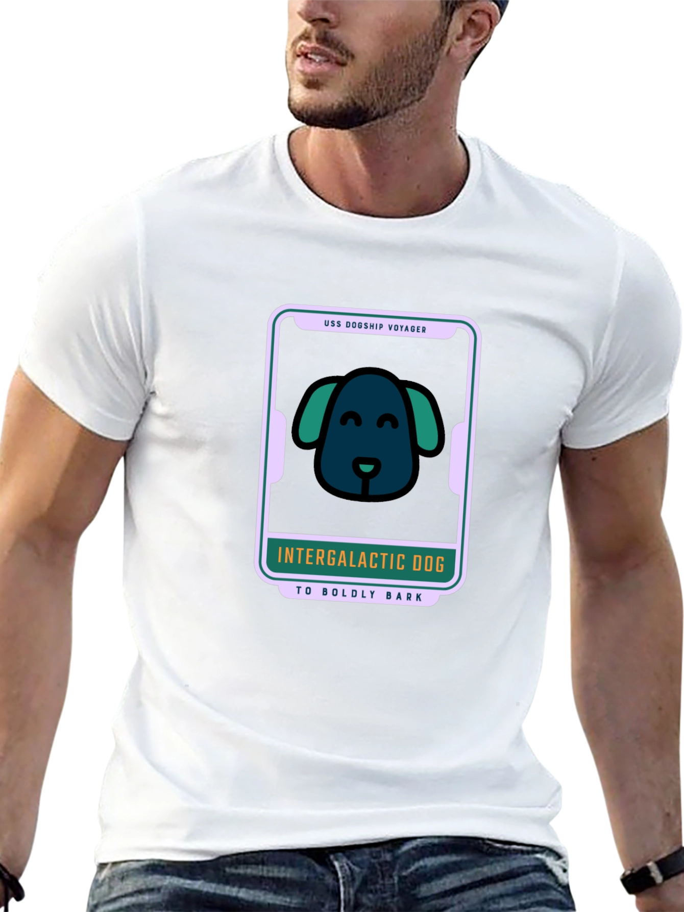 Intergalactic Dog T-Shirt - Space Voyage