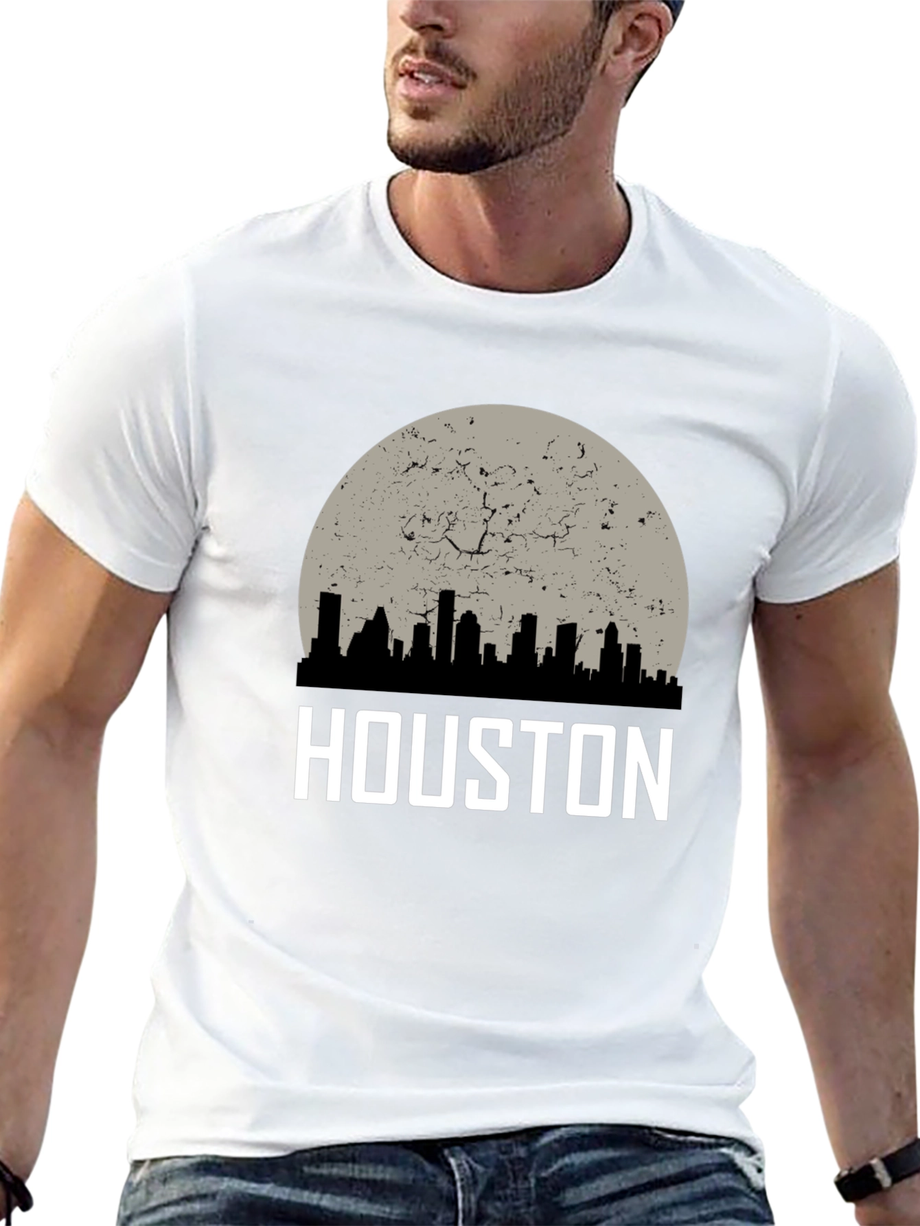 Houston Skyline Graphic T-Shirt