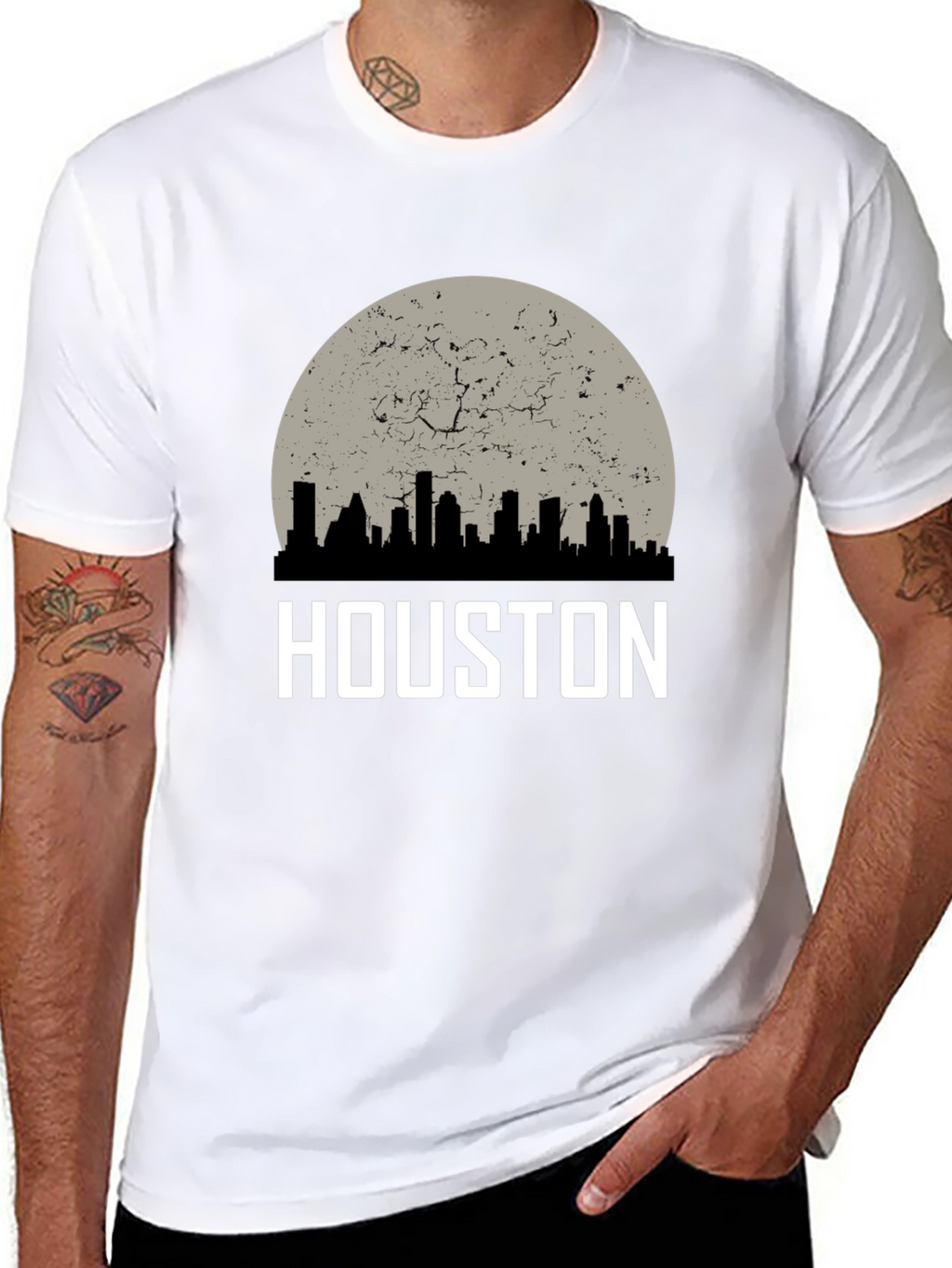 Houston Skyline Graphic T-Shirt