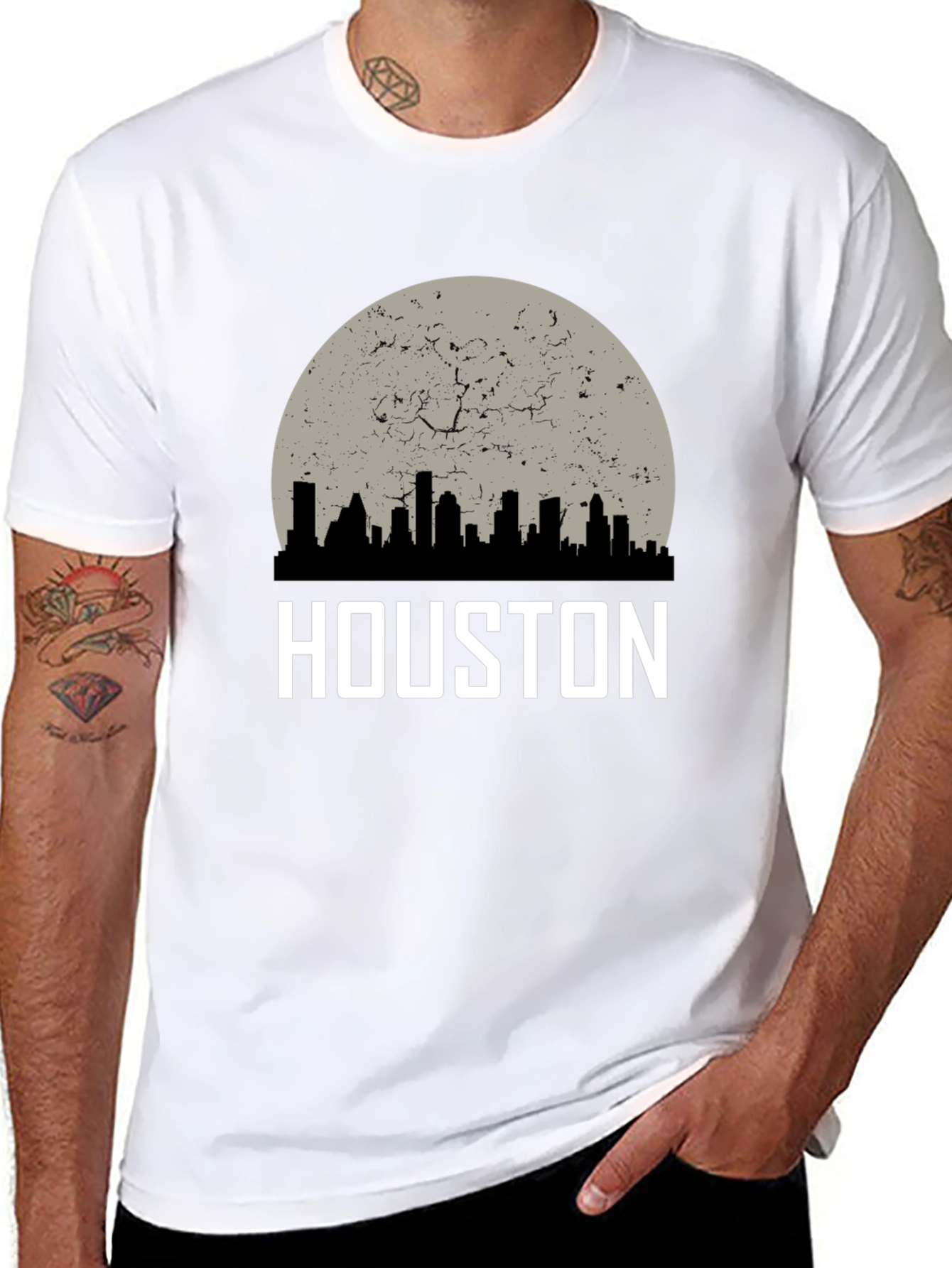 Houston Skyline Graphic T-Shirt