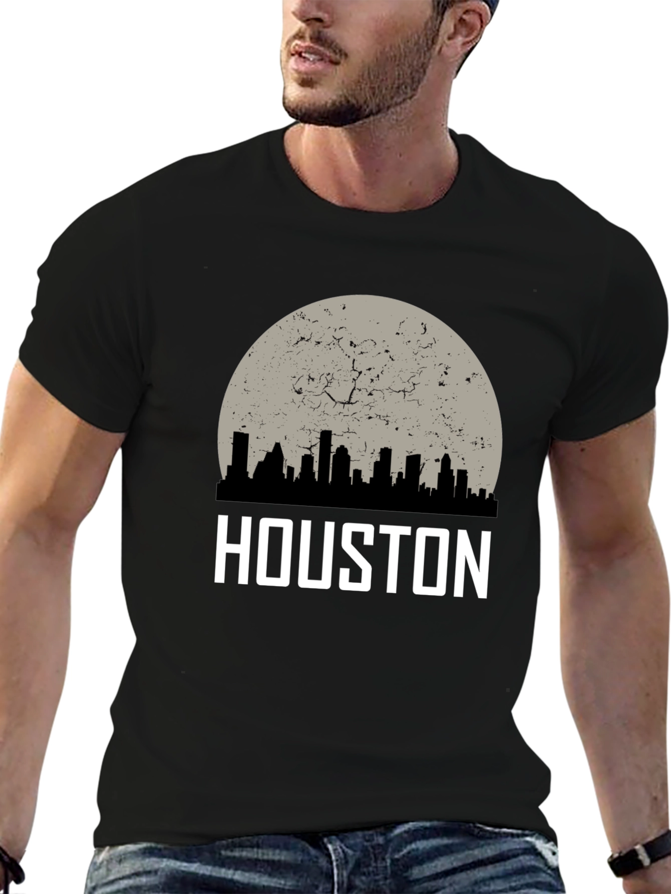 Houston Skyline Graphic T-Shirt
