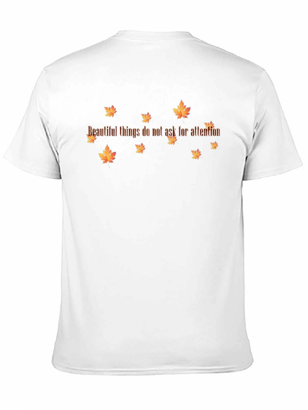 Fall Leaves Graphic T-Shirt: Beautiful Attention
