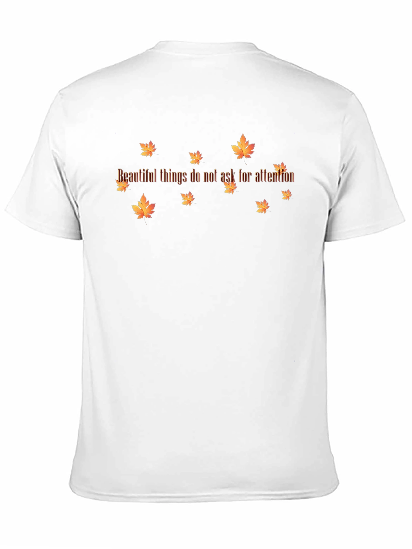 Fall Leaves Graphic T-Shirt: Beautiful Attention
