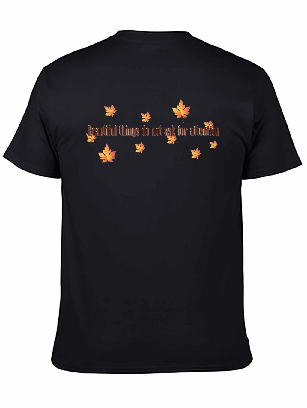 Fall Leaves Graphic T-Shirt: Beautiful Attention
