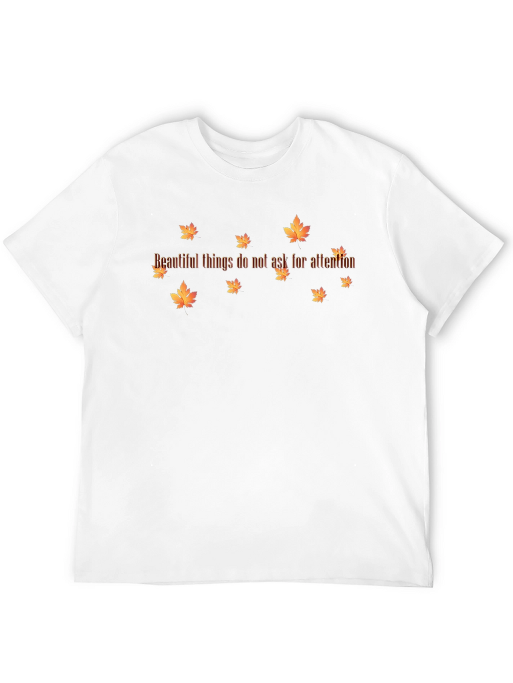 Fall Leaves Graphic T-Shirt: Beautiful Attention