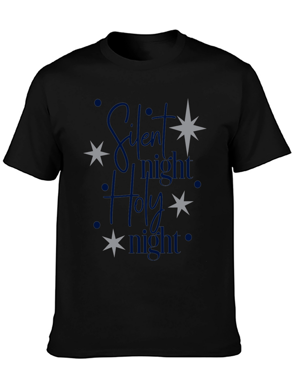 Silent Night Holy Night Christmas Graphic Tee