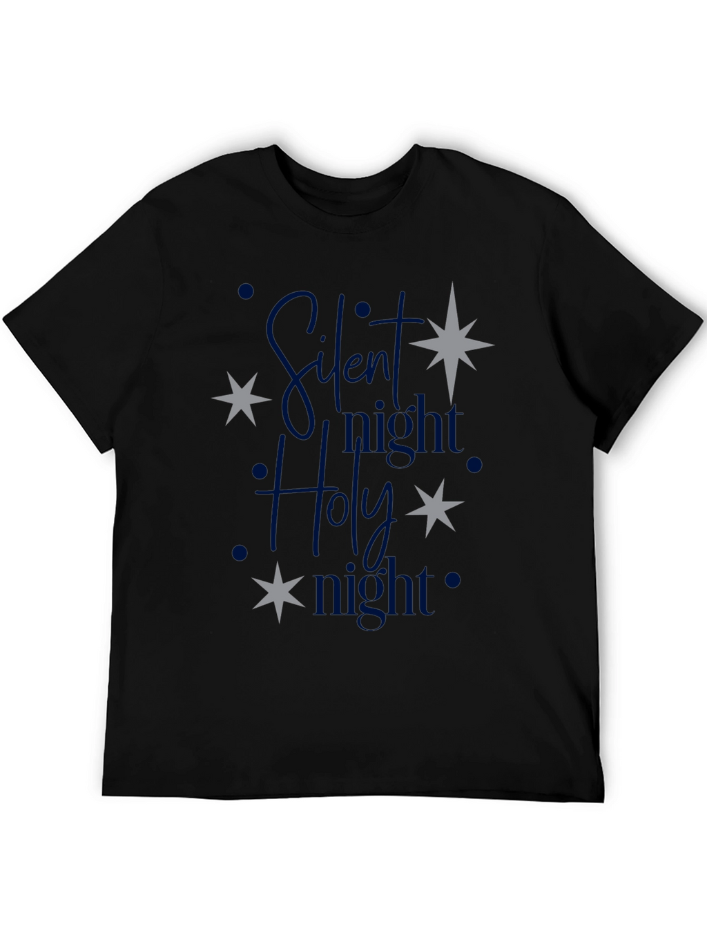 Silent Night Holy Night Christmas Graphic Tee