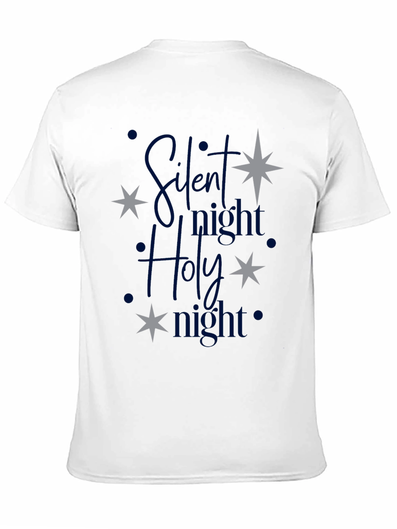Silent Night Holy Night Christmas Graphic Tee