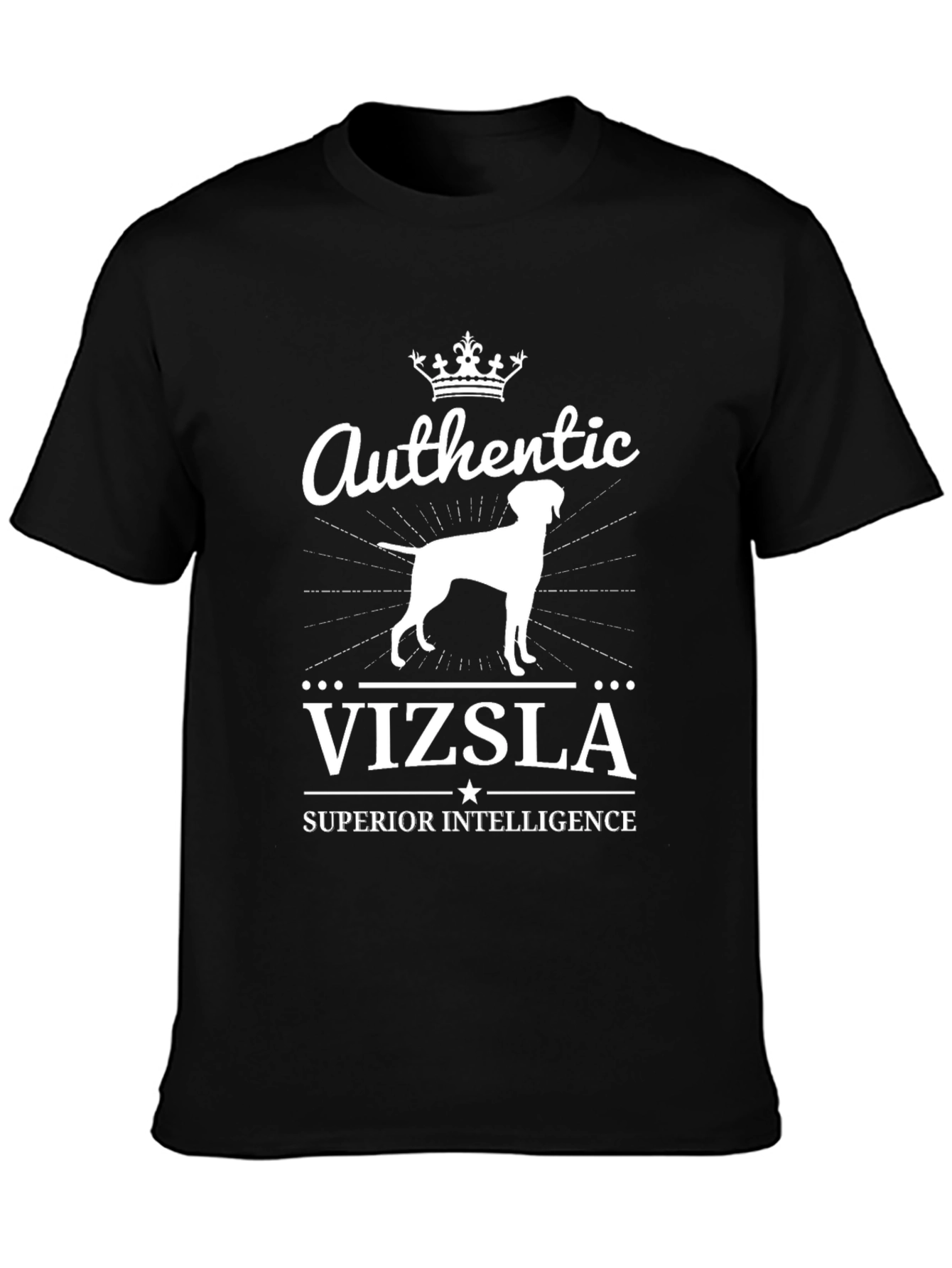 Authentic Vizsla Superior Intelligence T-Shirt