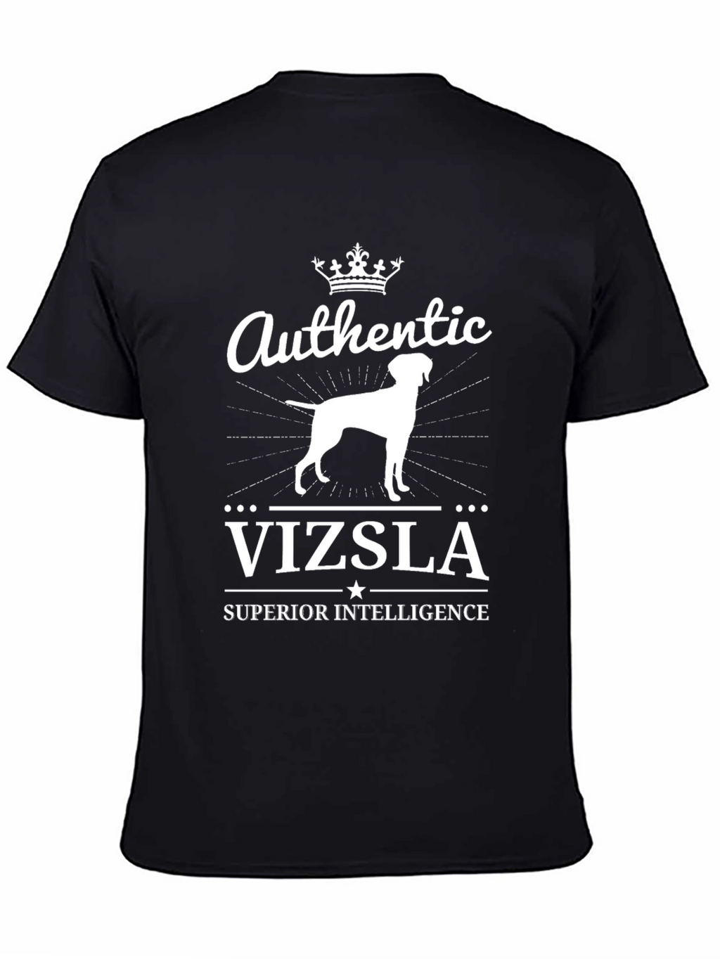Authentic Vizsla Superior Intelligence T-Shirt