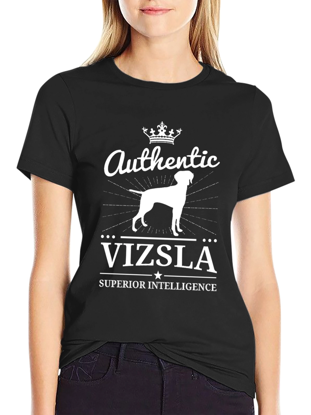 Authentic Vizsla Superior Intelligence T-Shirt