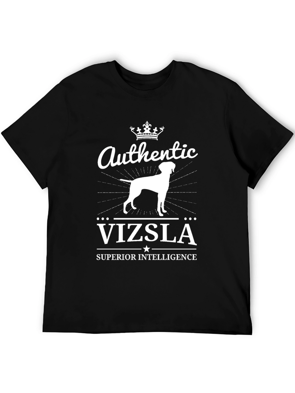 Authentic Vizsla Superior Intelligence T-Shirt