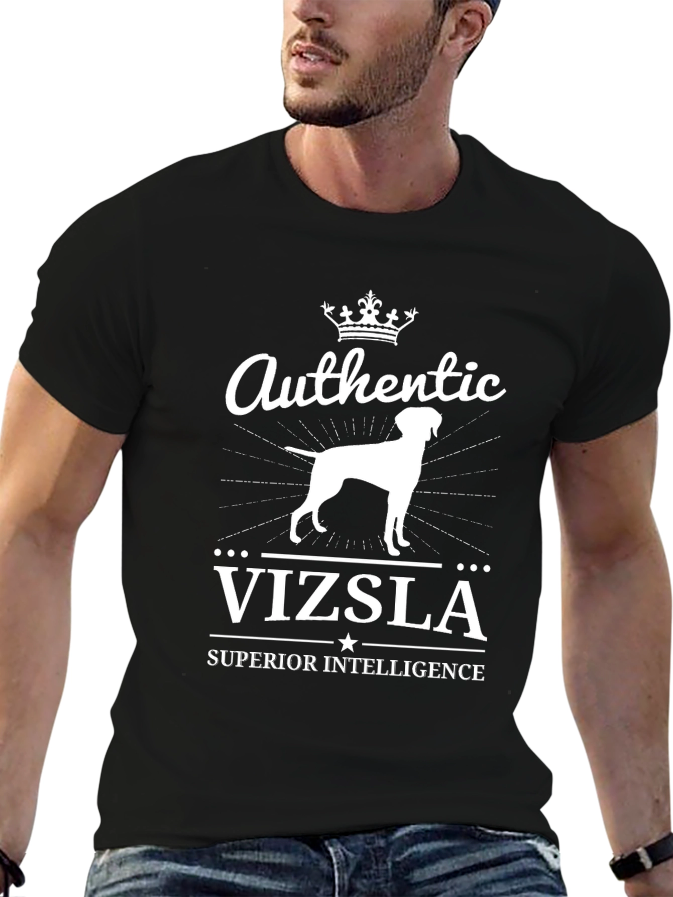 Authentic Vizsla Superior Intelligence T-Shirt