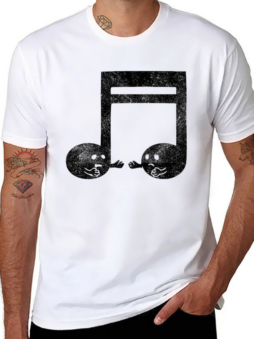 Musical Note T-Shirt - Funny Graphic Tee