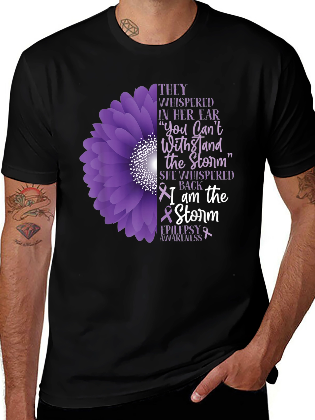 Epilepsy Awareness T-Shirt - I Am The Storm