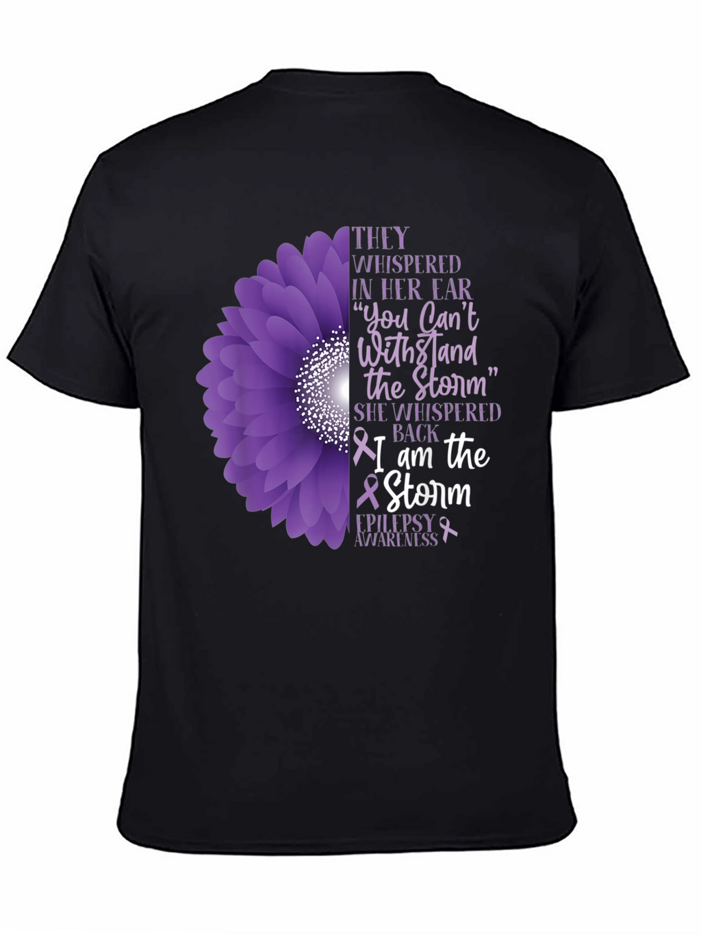 Epilepsy Awareness T-Shirt - I Am The Storm