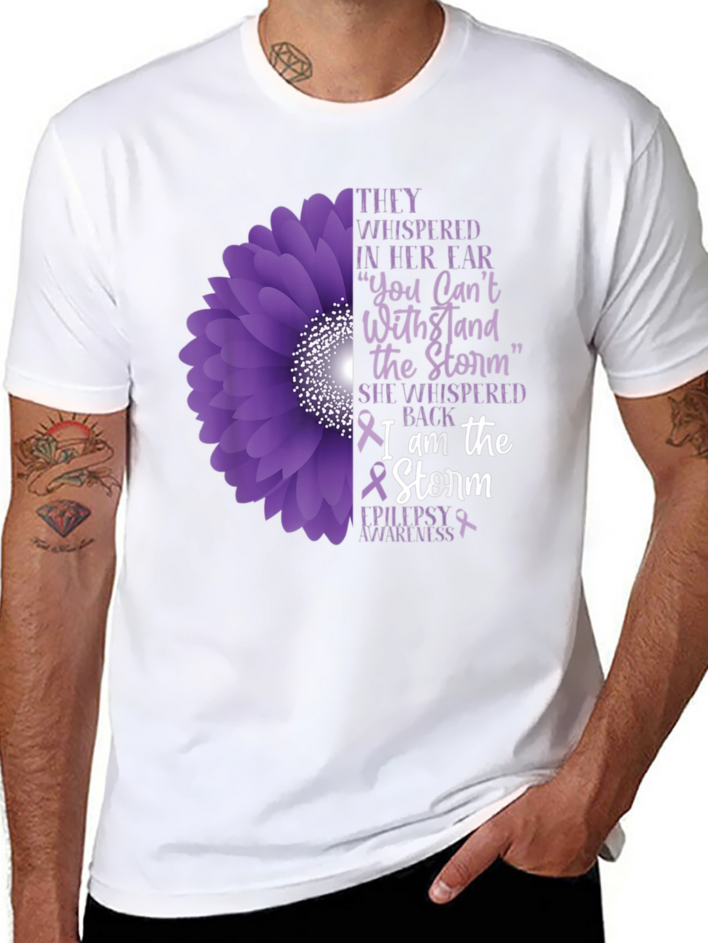 Epilepsy Awareness T-Shirt - I Am The Storm
