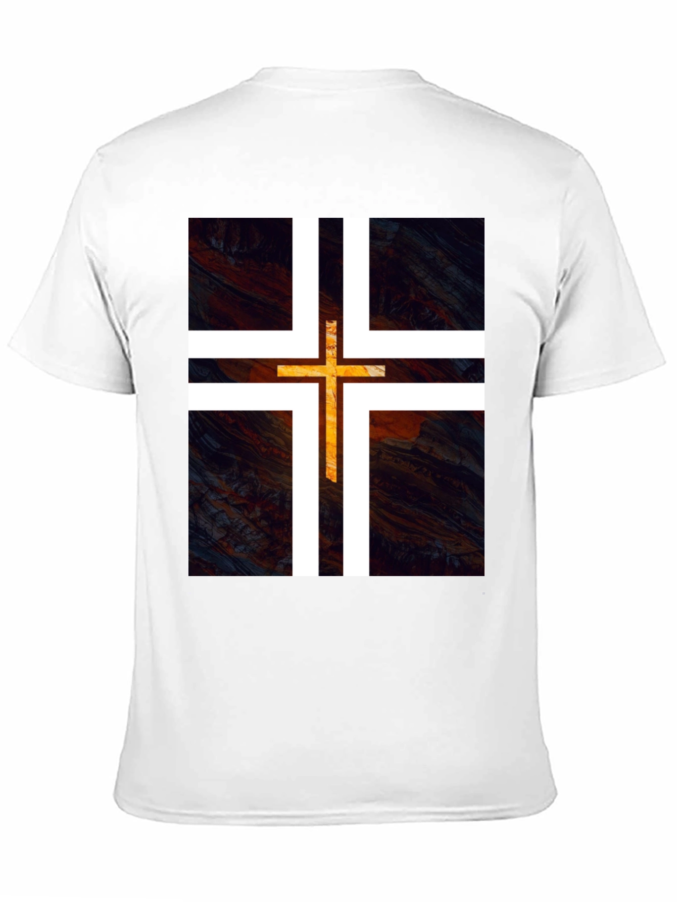Modern Cross Graphic Tee - Black