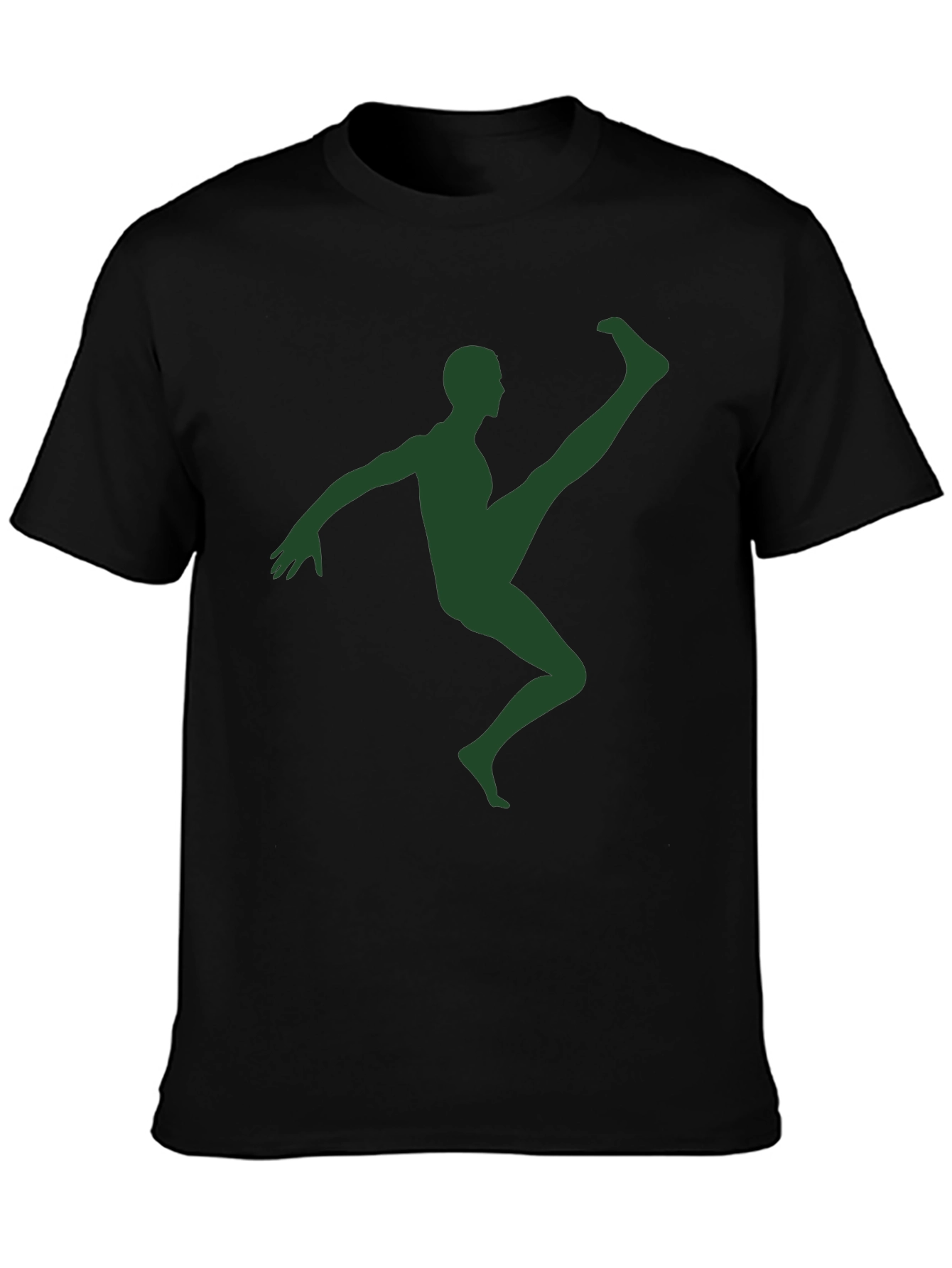 Athlete Silhouette Graphic T-Shirt