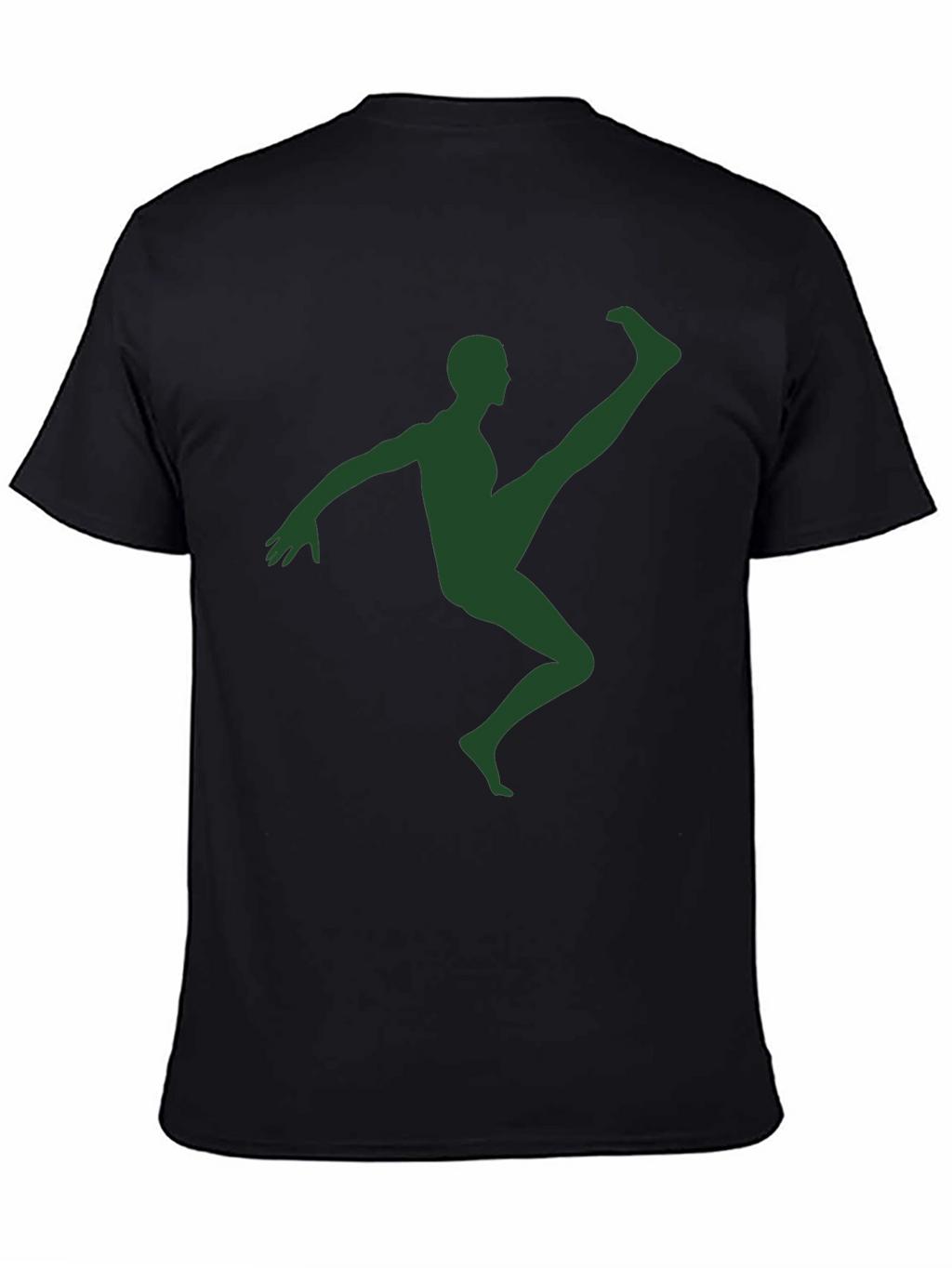 Athlete Silhouette Graphic T-Shirt
