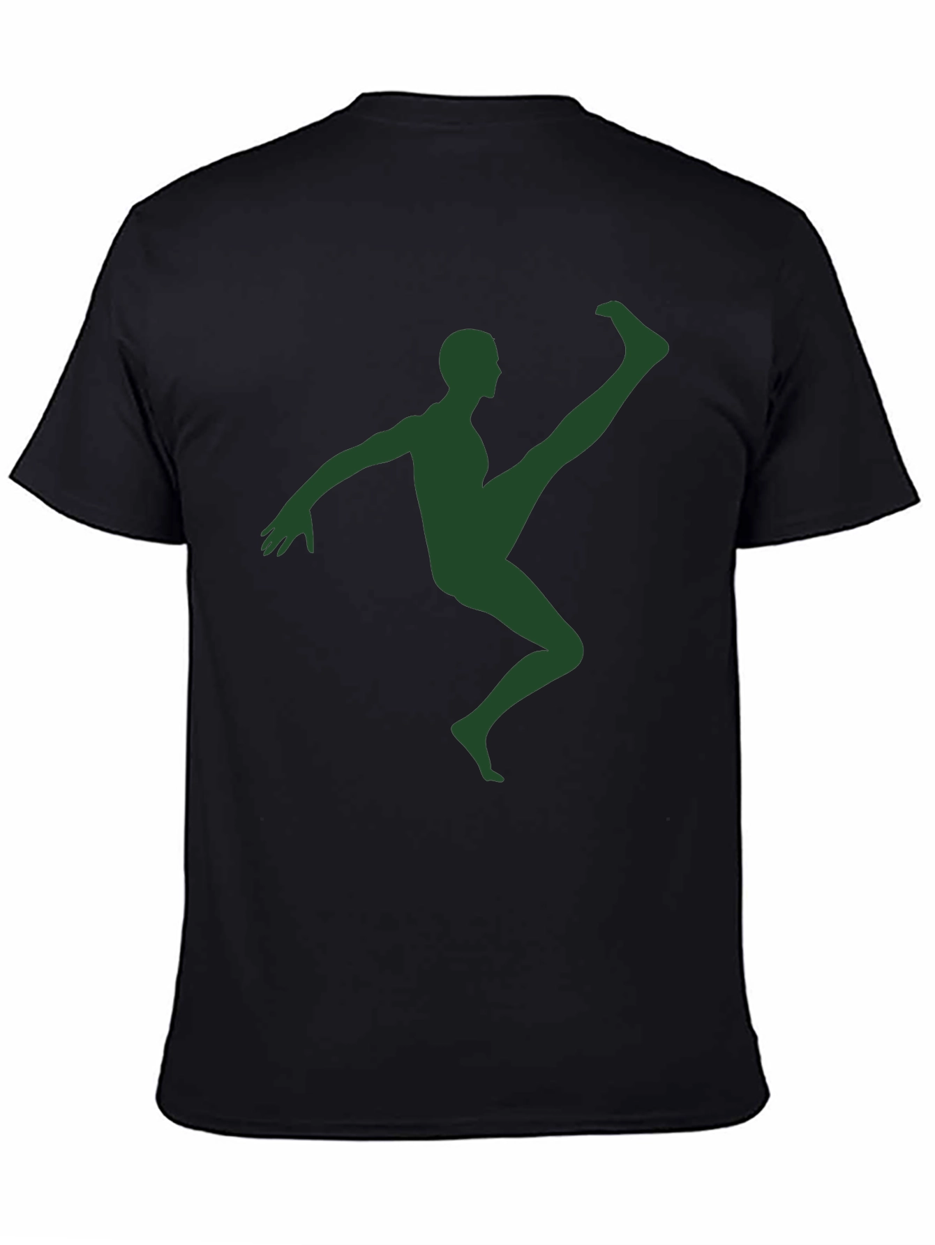 Athlete Silhouette Graphic T-Shirt