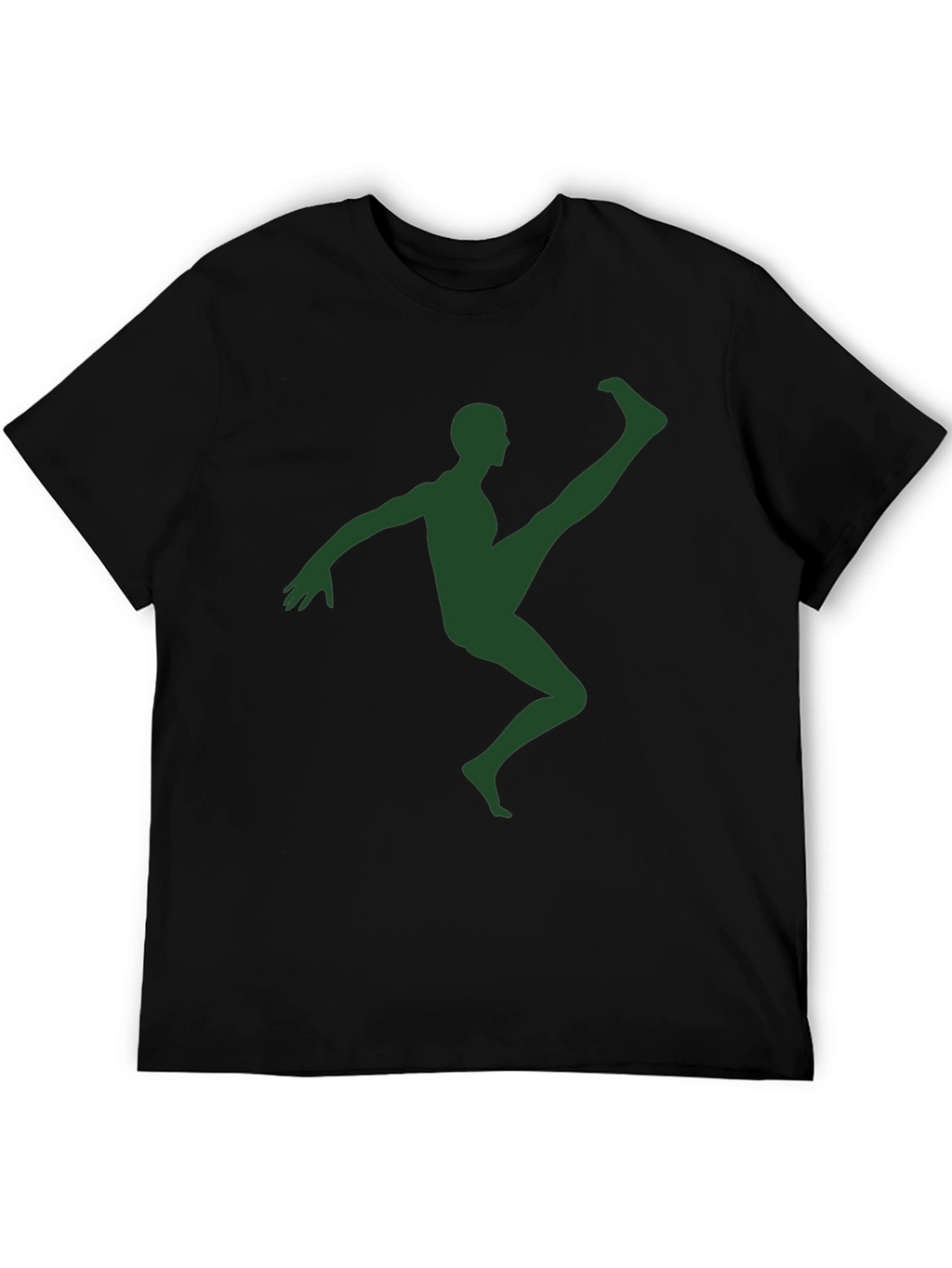 Athlete Silhouette Graphic T-Shirt