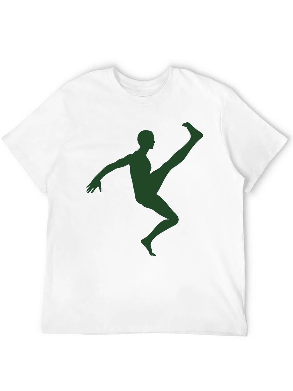 Athlete Silhouette Graphic T-Shirt