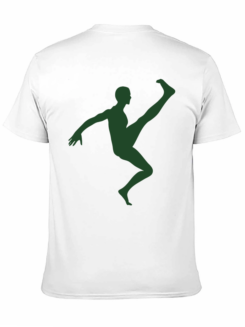 Athlete Silhouette Graphic T-Shirt