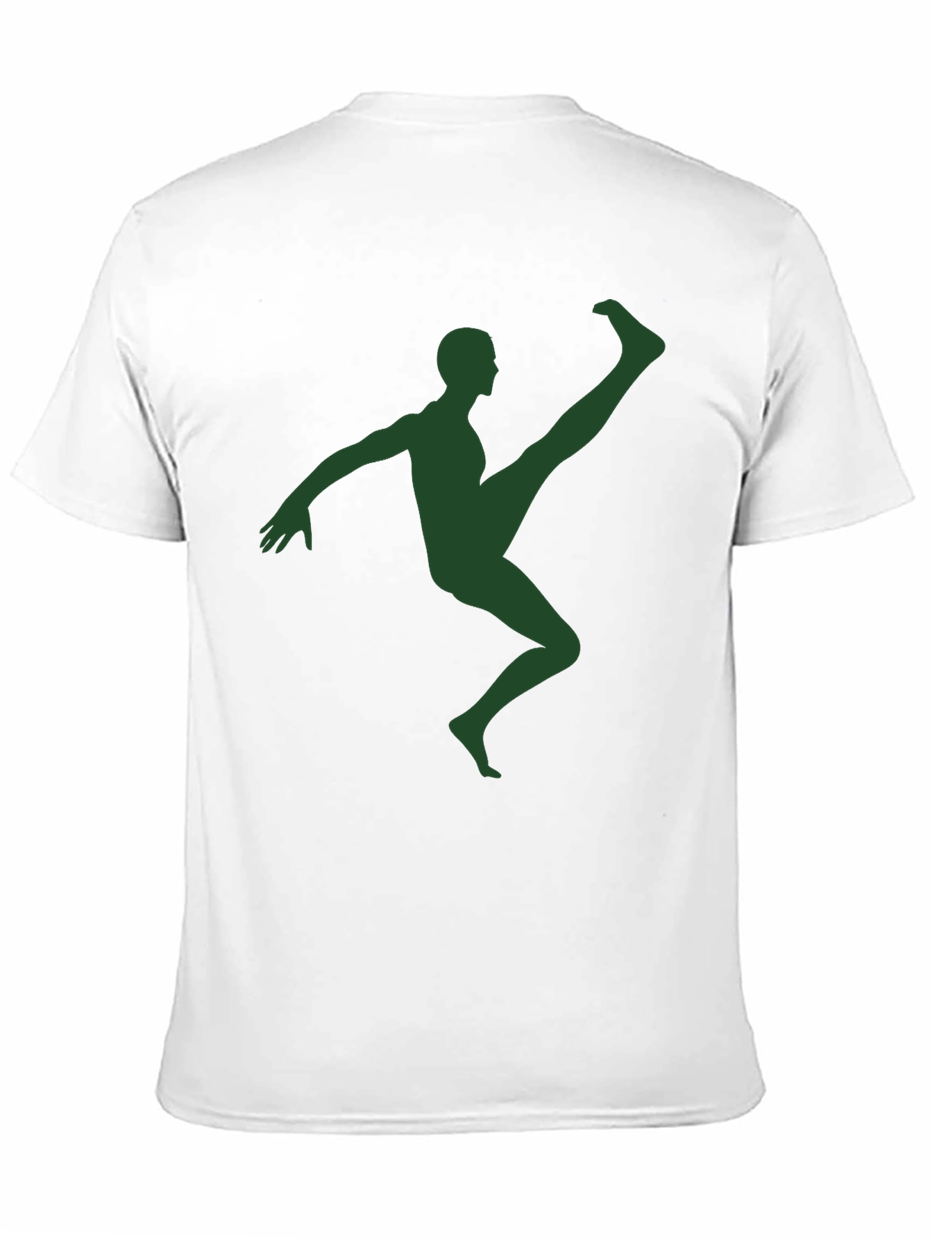 Athlete Silhouette Graphic T-Shirt