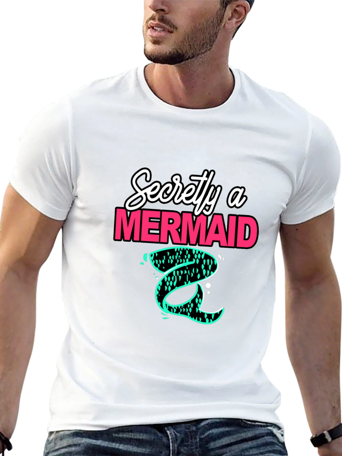 Secretly a Mermaid Graphic Tee