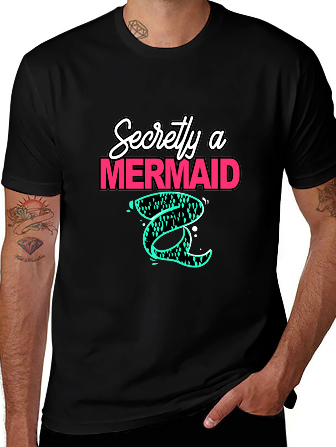 Secretly a Mermaid Graphic Tee