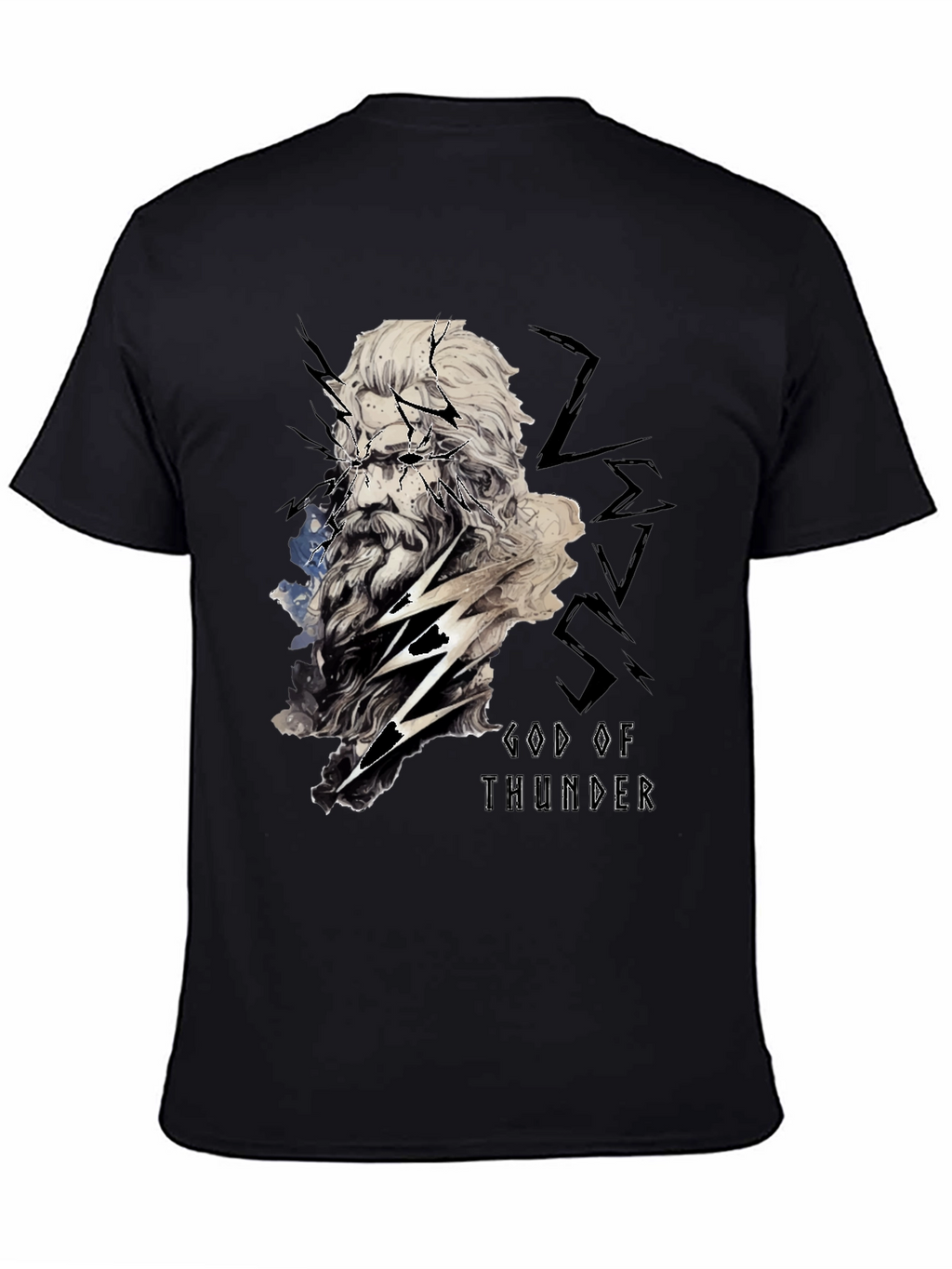God of Thunder Graphic Tee - Black