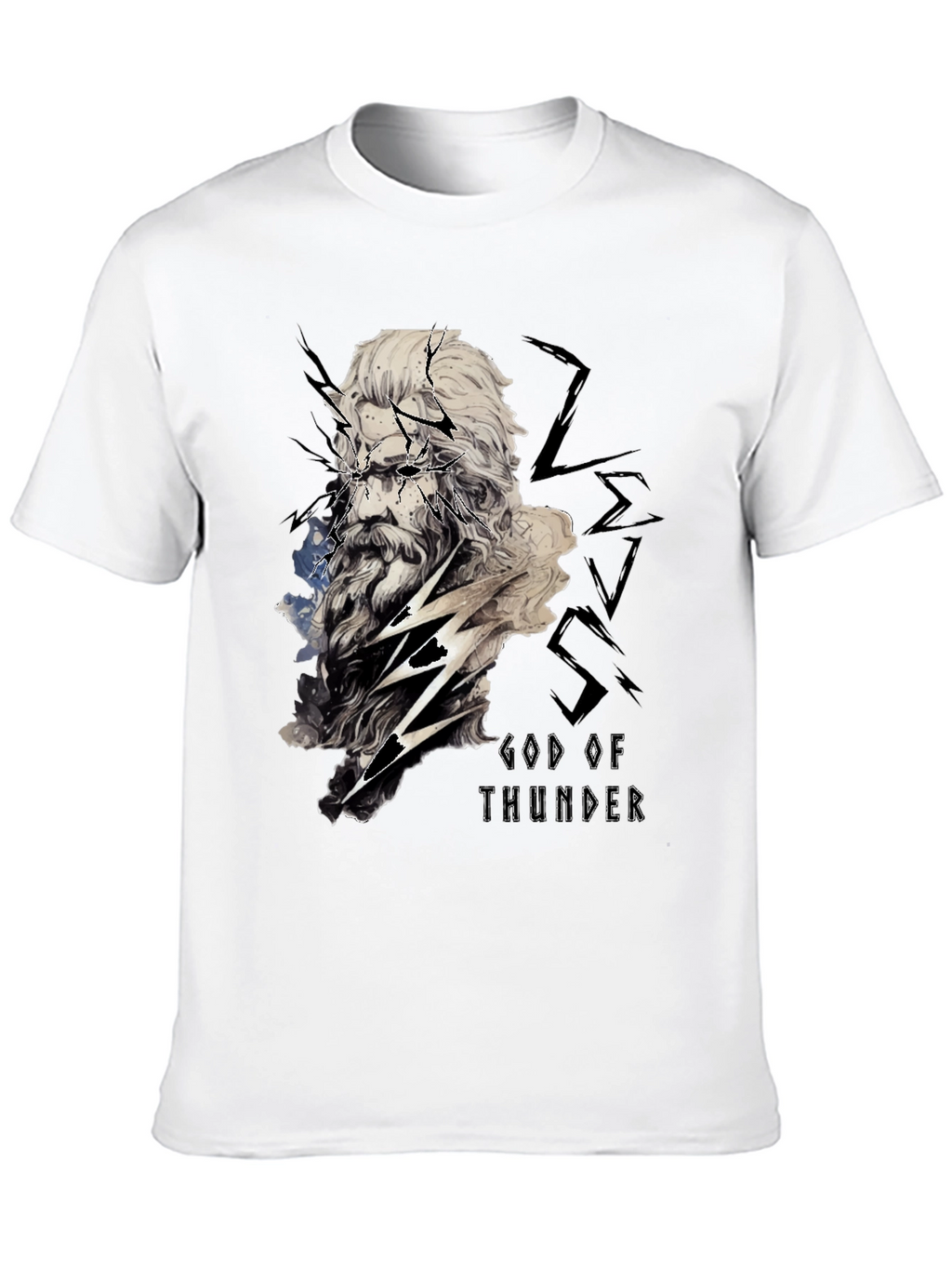 God of Thunder Graphic Tee - Black