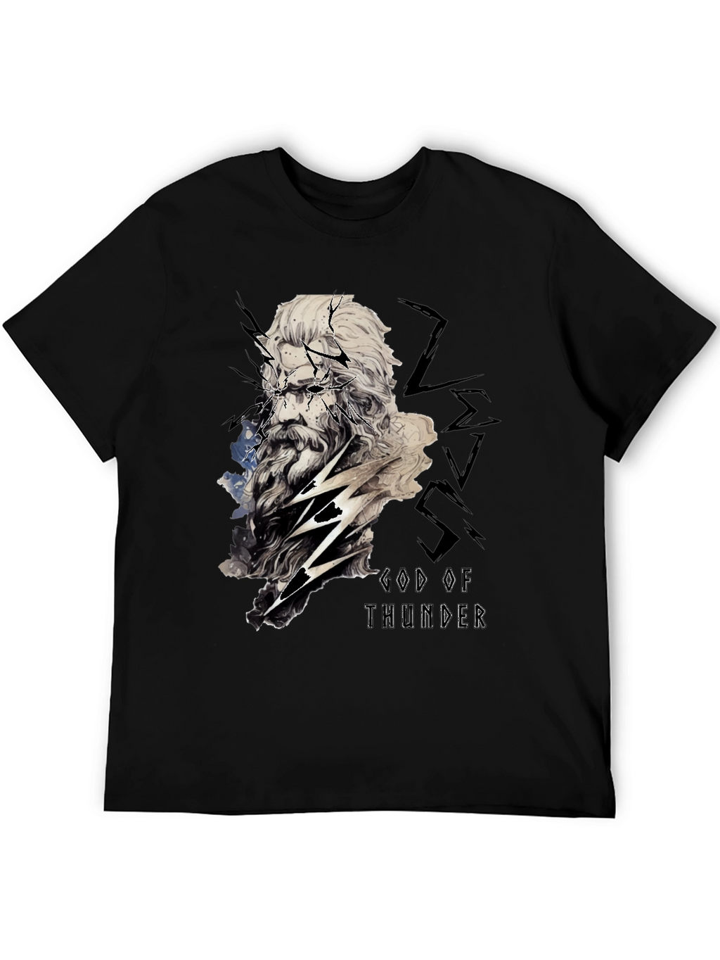 God of Thunder Graphic Tee - Black