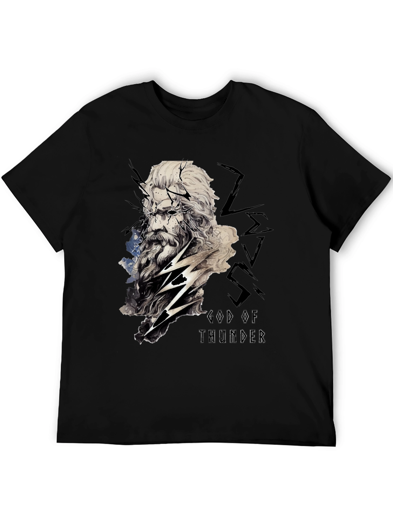 God of Thunder Graphic Tee - Black