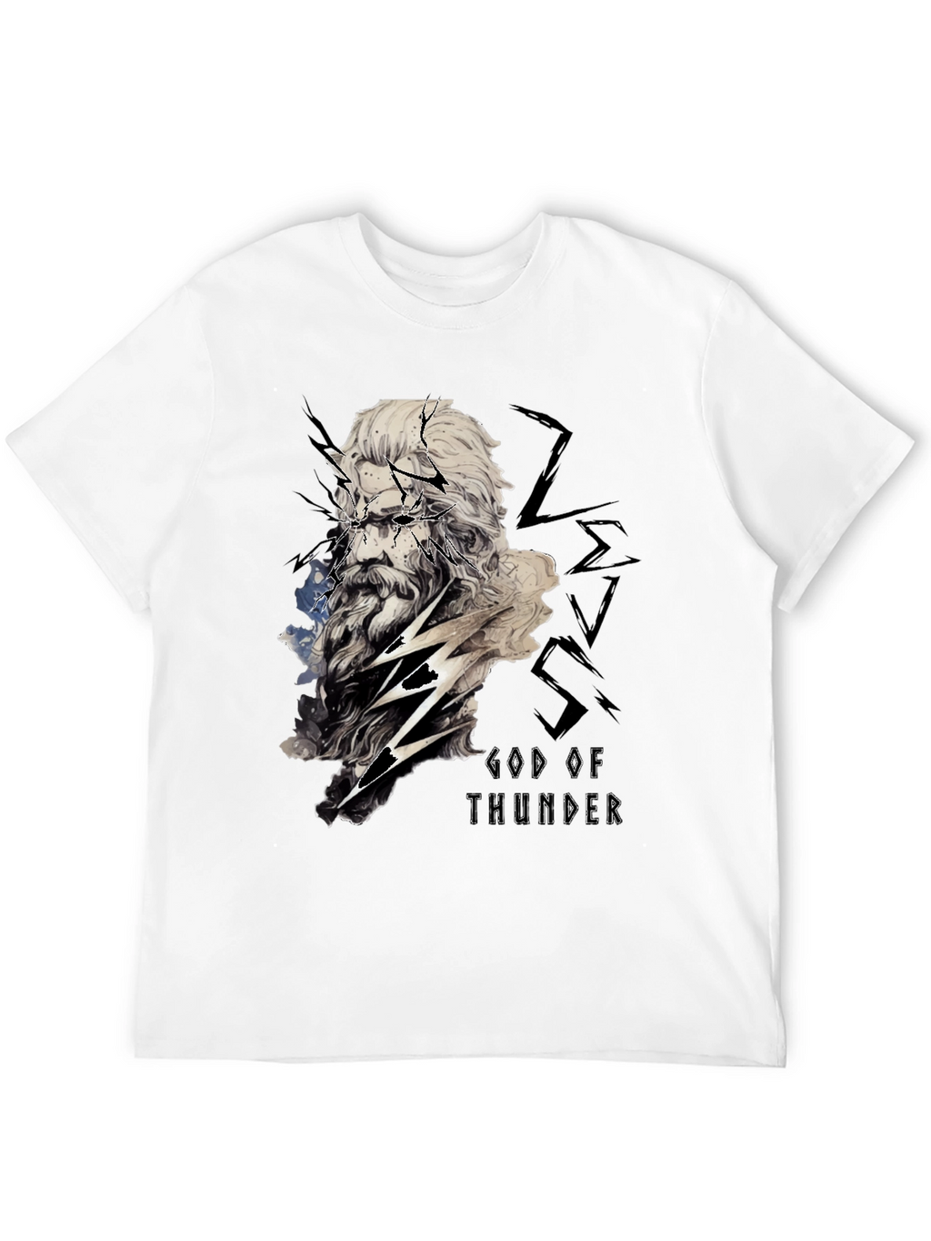 God of Thunder Graphic Tee - Black